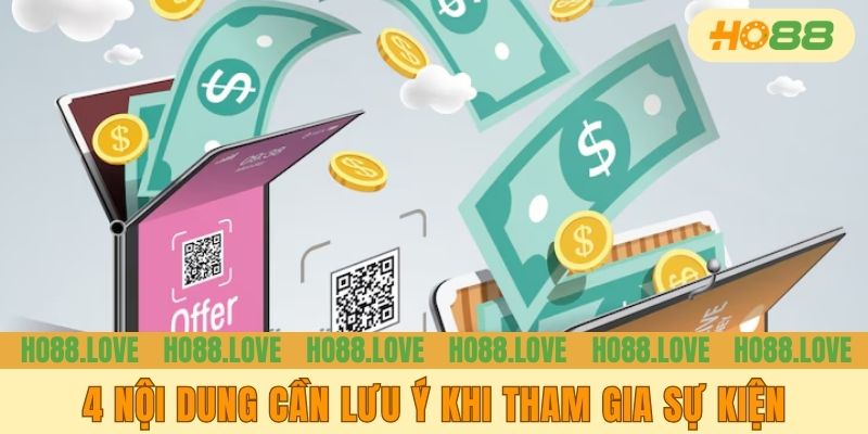 4 nội dung cần lưu ý khi tham gia sự kiện