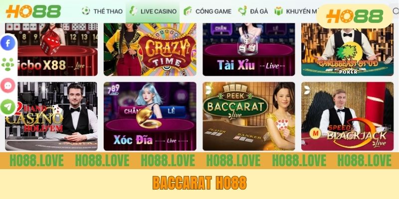 Baccarat HO88 - Xứ Sở Làm Giàu Cho Tay Chơi Thứ Thiệt