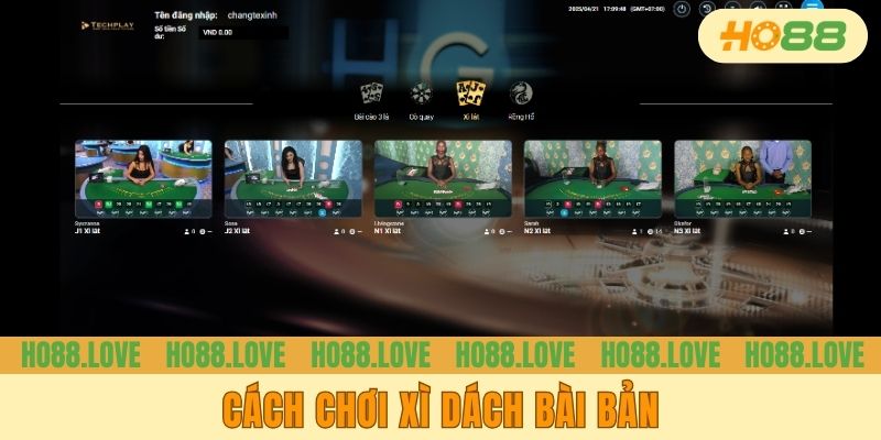 Cách chơi xì dách bài bản
