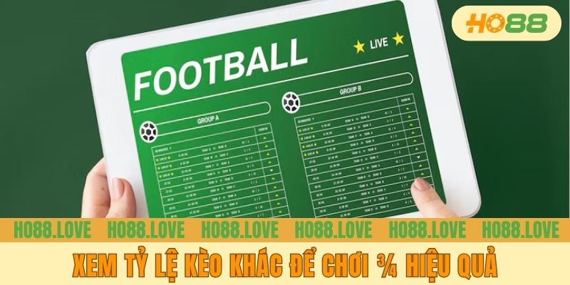 Xem tỷ lệ kèo khác để chơi ¾ hiệu quả